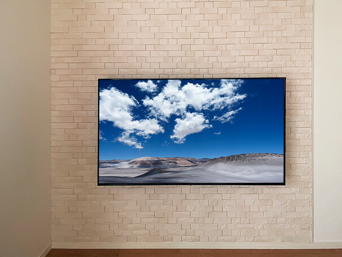 今回のテレビはお客様ご用意のパナソニック ビエラ65インチ液晶テレビ(TH-65LX800)