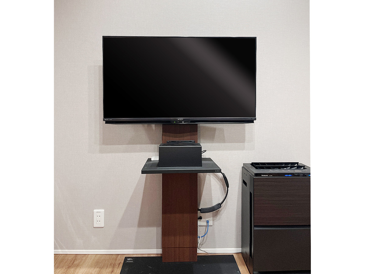 壁寄せスタンドから本格的な壁掛けテレビへ切り替えられるお客様が増えています。