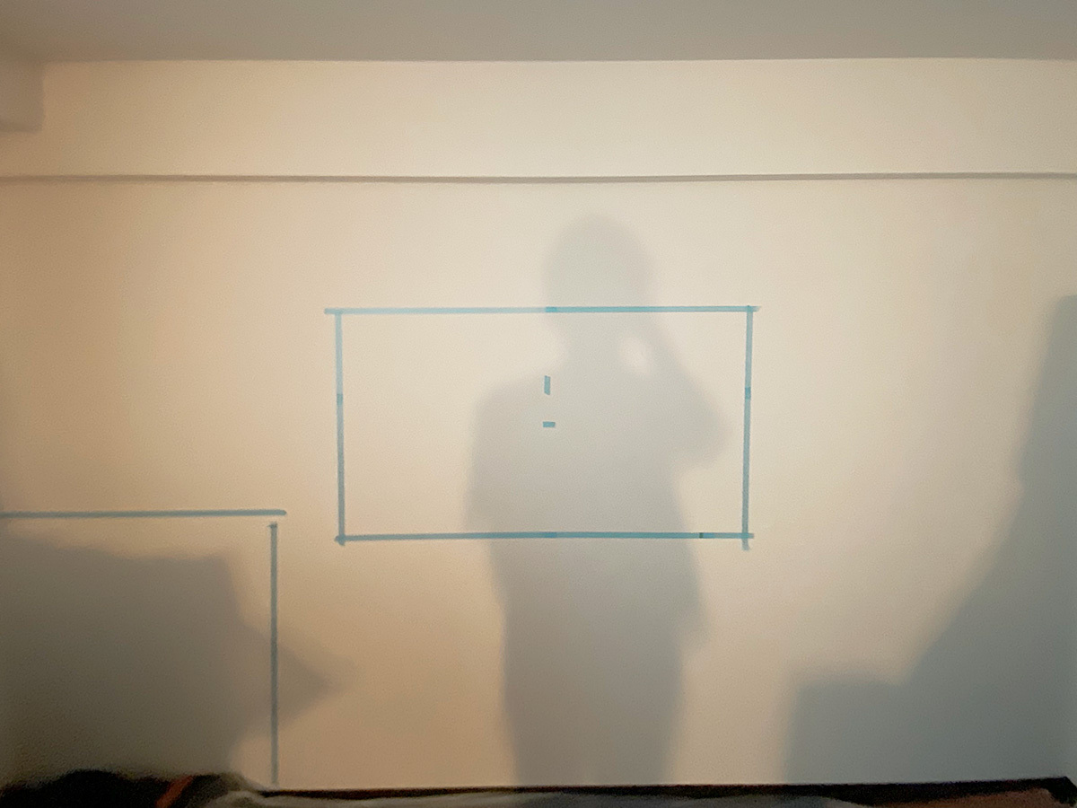 名古屋市のマンションでフェイクウォールPIXY（壁一面タイプ）を設置し、レグザ55型テレビを壁掛け