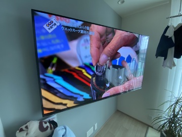 【ヘーベルハウス 】神奈川県で東芝の65X8900Lを壁掛け