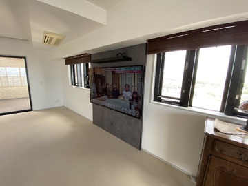 【分譲マンション】神奈川県でソニーのKJ-77A9Gを壁掛け