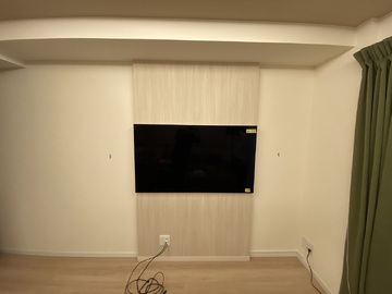 【分譲マンション】東京都でパナソニックのTH-55LW1を壁掛け