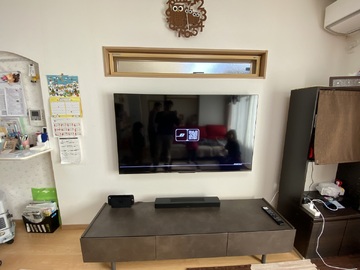 【三昭堂】愛知県で東芝の65Z670Nを壁掛け