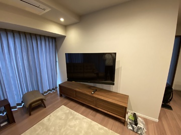 【分譲マンション】愛知県でパナソニックのTV-55Z95Aを壁掛け