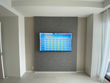 【分譲マンション】兵庫県でソニーのKJ-65A8Fを壁掛け