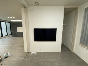 【積水ハウス】愛知県でソニーのXRJ-55A80Jを壁掛け