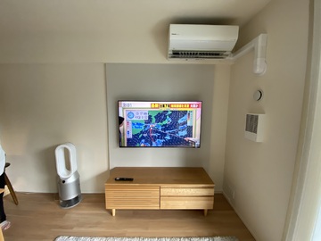 【分譲マンション】大阪府でパナソニックのTV-55W95Bを壁掛け