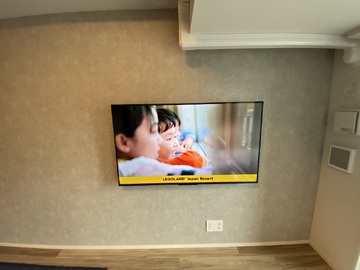 【分譲マンション】愛知県で東芝の55M550Mを壁掛け