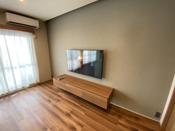 【分譲マンション】愛知県でソニーのKJ-55X75WLを壁掛け