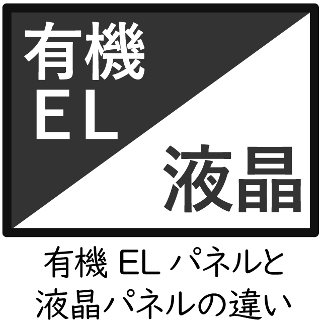 有機ELパネルと液晶パネルとの技術的な違い