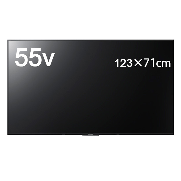 55インチ 4K対応 液晶ディスプレイの画像