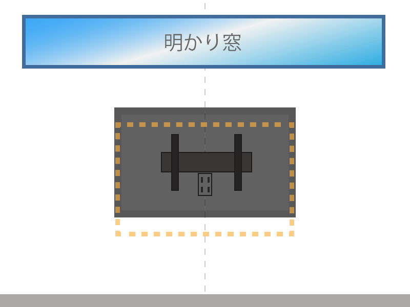 コンセントと干渉しないように
