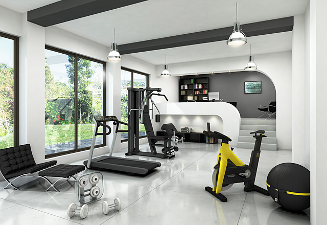 ご自宅の一室をスポーツジムに。イタリア製フィットネスマシン「テクノジム」はス対履修なデザインと豊富なラインアップが特長です。 