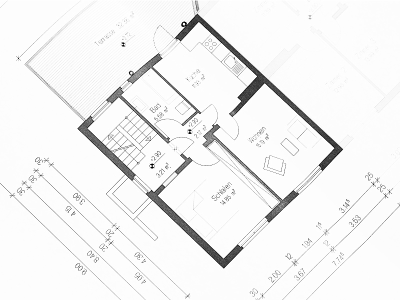 図面をスマホで撮影